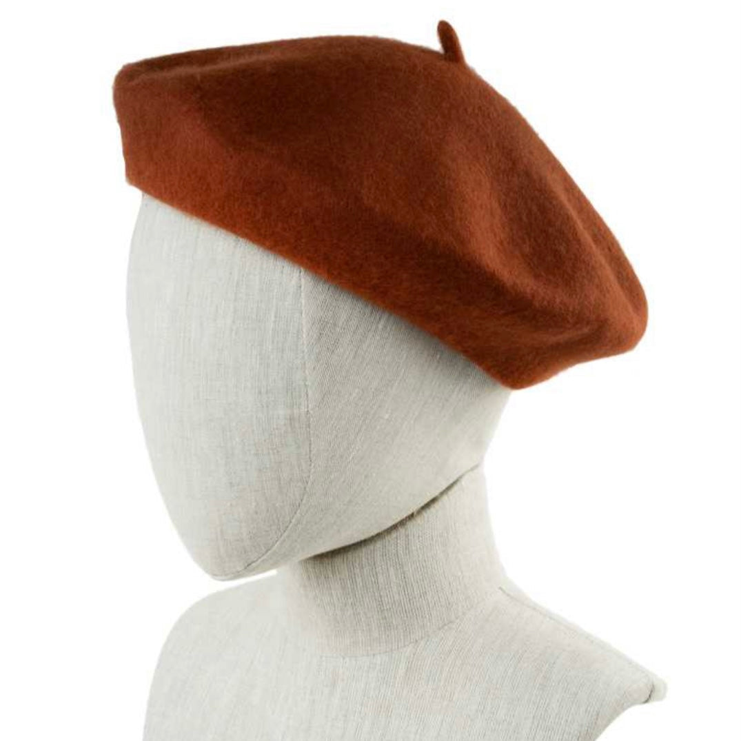 SOLID WOOL BERET